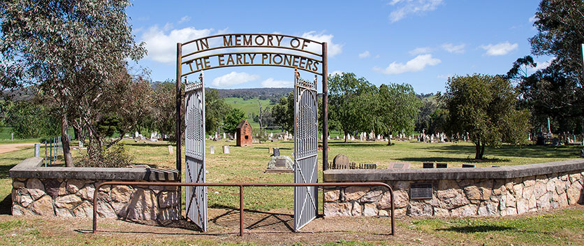 Tumut Pioneer Cemetery, Tumut. Credit: Destination NSW