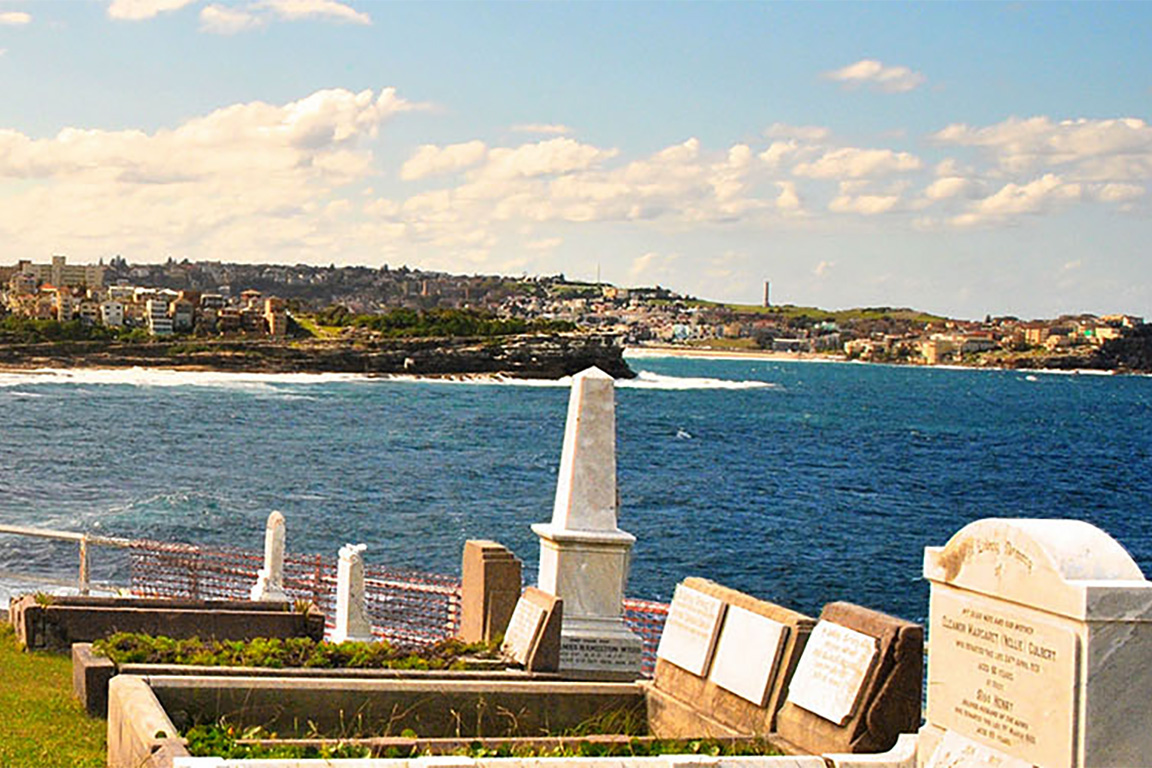 Waverley Cemetery is a state heritage-listed cemetery in an iconic location of Sydney's Eastern Suburbs. Credit: NSW Departmet of Planning and Environment / © 2011 Wandering Feet Photography (Rukshan de Silva)