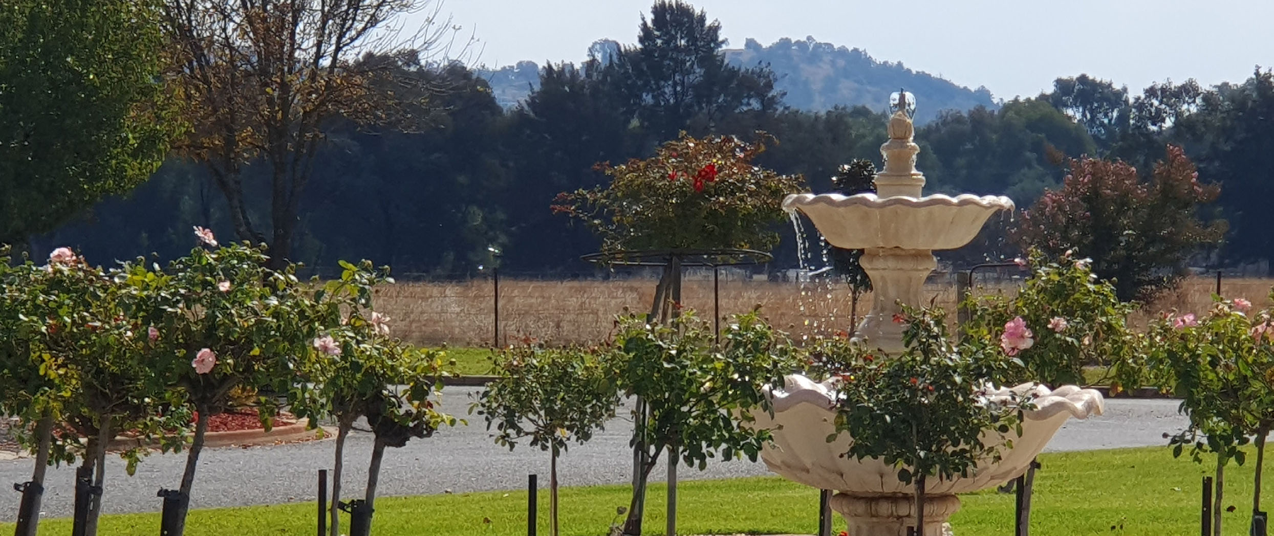 Fountain at Wagga Wagga Lawn Cemetery and Crematorium